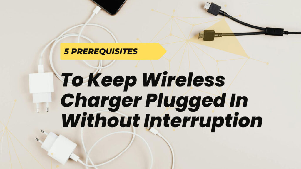 Image of a Wireless Charger Plugged In